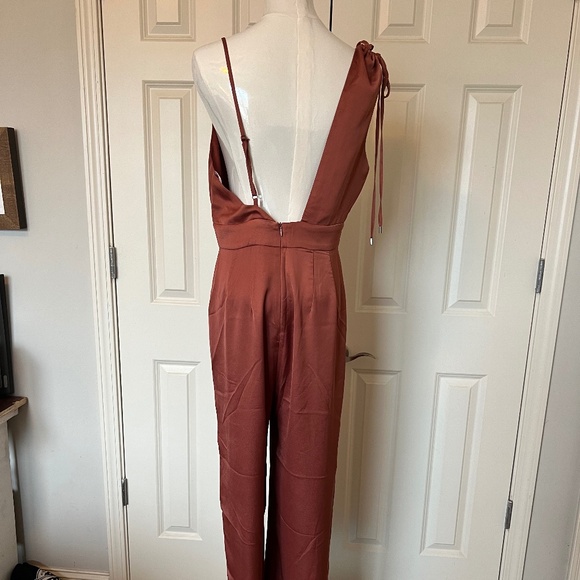 Lulus Rust Rose Pantsuit - Picture 2 of 16